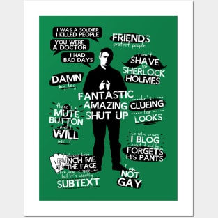 John Watson Quotes Posters and Art